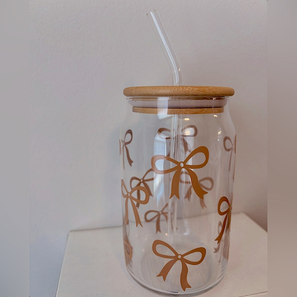 16oz. Custom Glass Cup